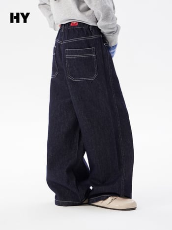 Dječje traperice u korejskom stilu, srednji pojas, 98% pamuk, 2% poliester, enzimsko pranje, jednobojne