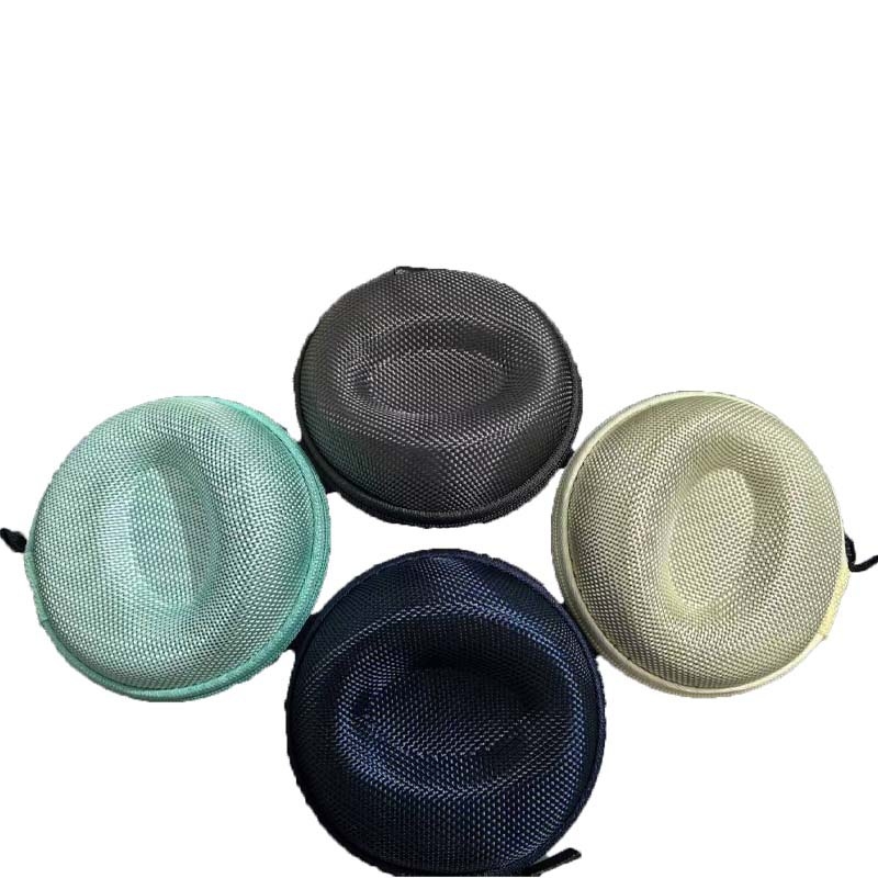 Stoc gata: cutie EVA de depozitare pentru ceas, cutie circulară, ambalare individuală, turnare prin presare la rece, cusut manual