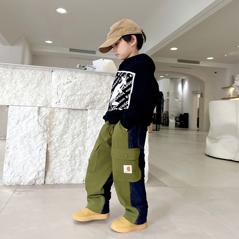 Dječje hlače u japanskom stilu, pamuk 99%, za djecu 3–8 godina, proljeće i jesen