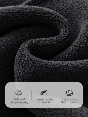 Jeans pentru fete cu căptușeală fleece, croială largă, detaliu funda, talie medie, țesătură poliester