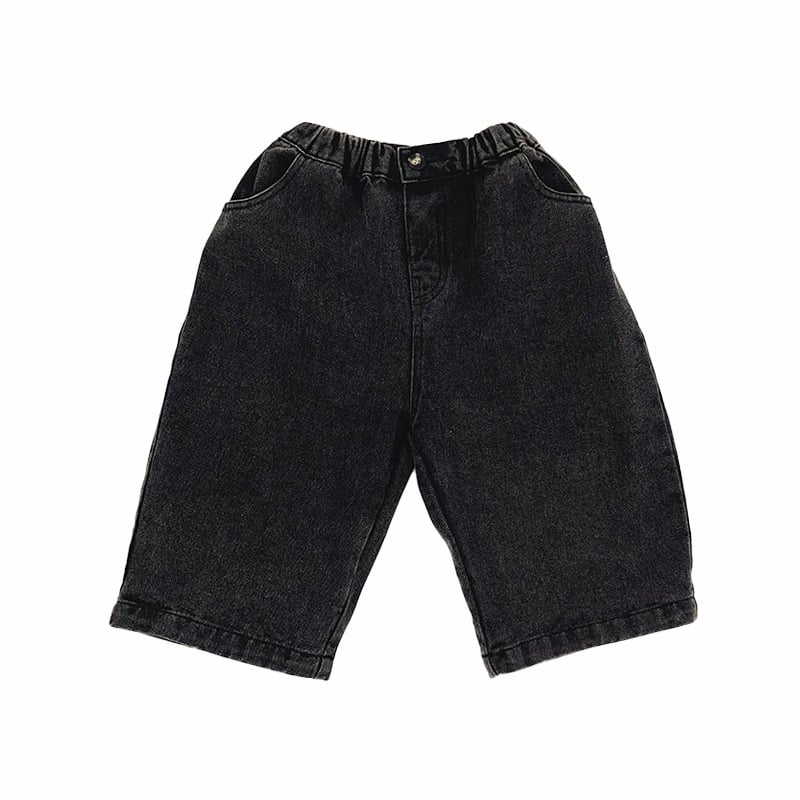 Dječje hlače u korejskom stilu, 100% pamuk, visoki struk, široki kroj, jednobojne, meko pranje u enzimu, za dob 1–3 godine, proljeće i jesen