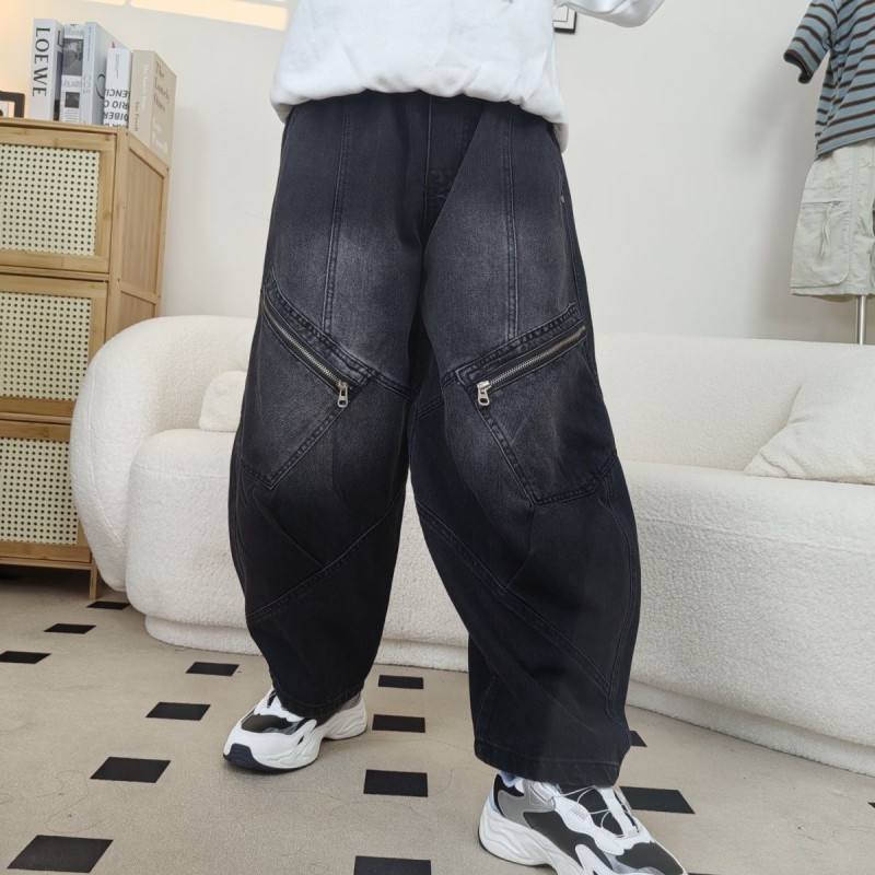 Dječje traperice za dječake, denim, 60% pamuk, srednji pas, meka obrada