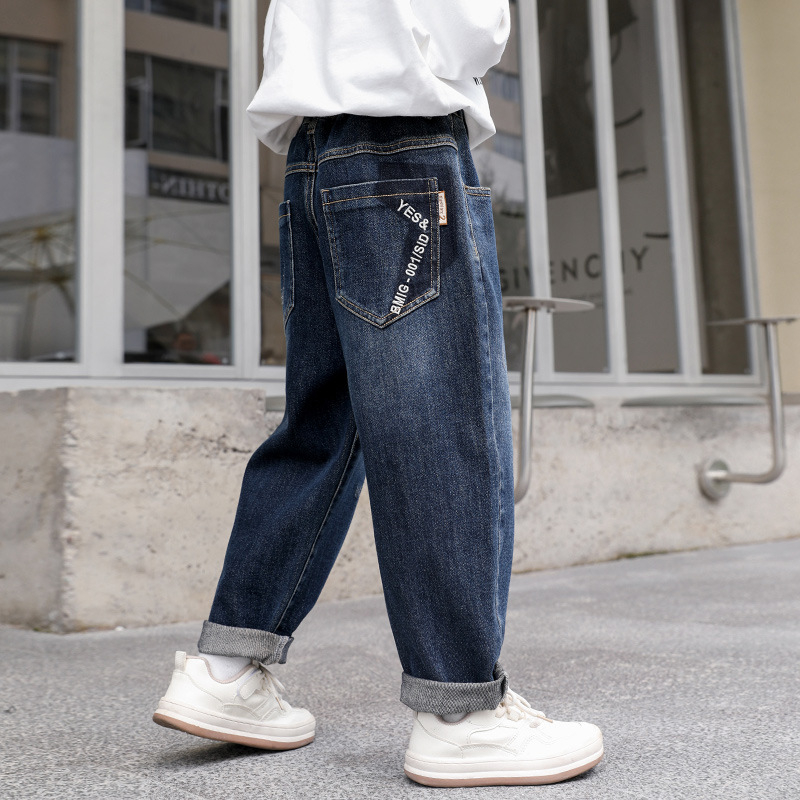 Dječje traperice za dječake - casual stil (73% pamuk, srednje visok struk, hlače)