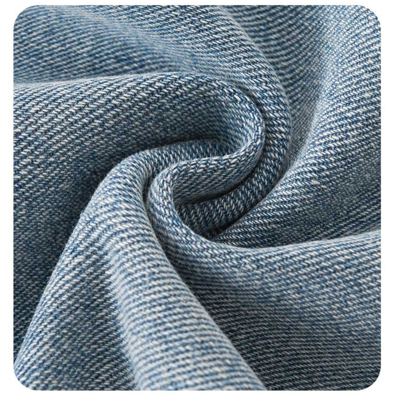Dječje traper hlače ravnih nogavica, elastičan pojas, preklopljeni rub, jednobojne, duge, Unisex, 35% pamuka