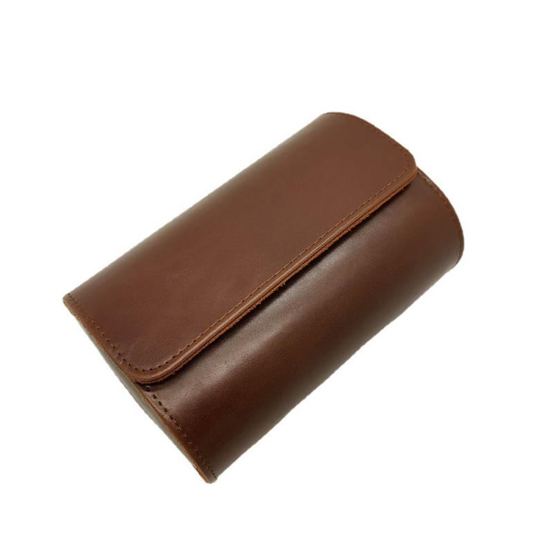 PU bőr óratartó doboz, két darabos készlet, két kártyatartó rekesszel – OPP + tálca csomagolás, ajándék- és ékszercsomagolás