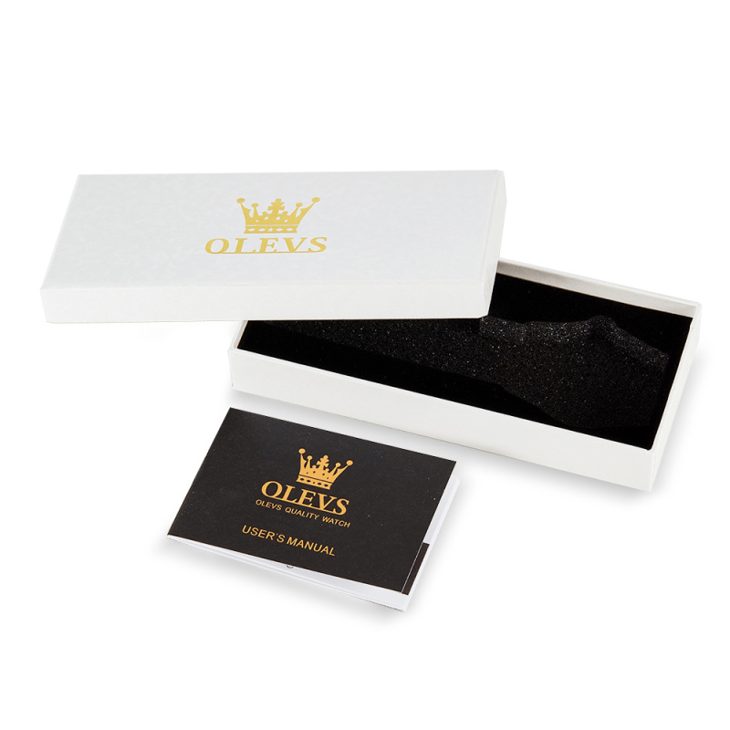 Kožna kutija za satove OLEVS/European Luxury Time uz tisk logotipa, prilagodbu i vlastitu marku