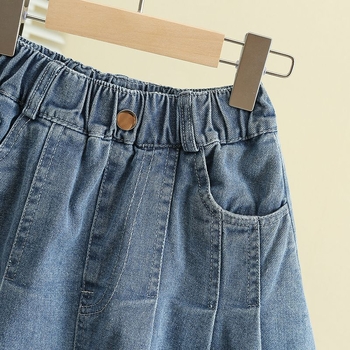 Dječja djevojčica s visokim strukom plisirana suknja od pamuka 51–70%, mekana obrada, za uzrast 8+