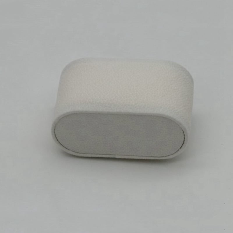 Square Garden Μαξιλάρι προβολής ρολογιού – PU Leather, Beaded Flannel, Pearl Velvet Core, Συσκευασία κοσμημάτων