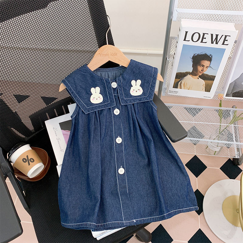 Dječja haljina za djevojčice od korduroja, s naramenicama, A-linijski kroj, Dream Chenxi