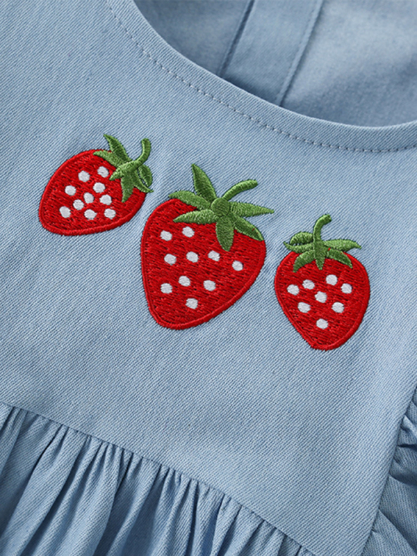 Dječja suknja u stilu princeze, pamuk, kratkim rukavima, ljeto, za uzrast 3–8 godina