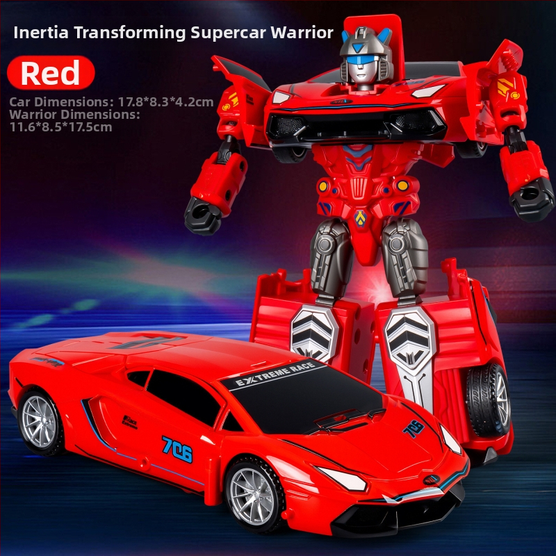 DIY robota automobiļa transformējošais modelis – plastmasas auto modelis ar inerces vadību, simulēts militārais transports