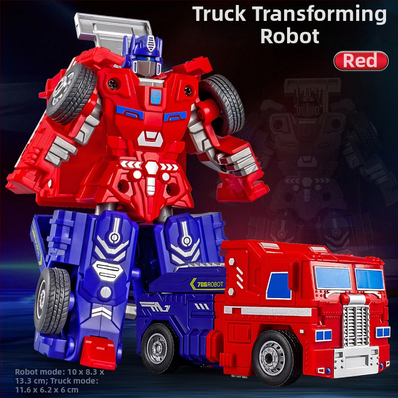 DIY robota automobiļa transformējošais modelis – plastmasas auto modelis ar inerces vadību, simulēts militārais transports