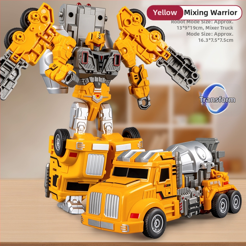 DIY robota automobiļa transformējošais modelis – plastmasas auto modelis ar inerces vadību, simulēts militārais transports