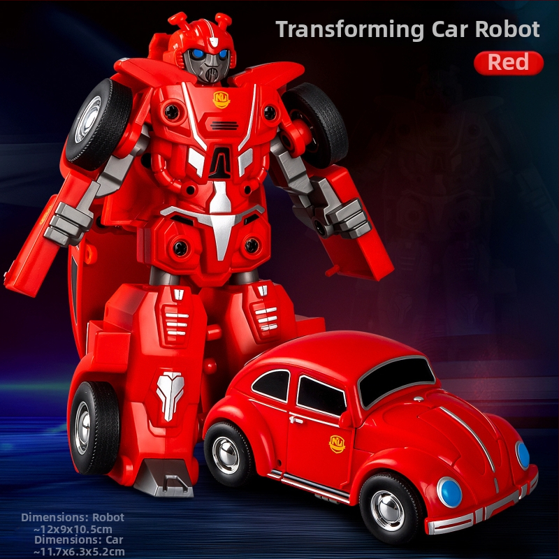 DIY robota automobiļa transformējošais modelis – plastmasas auto modelis ar inerces vadību, simulēts militārais transports