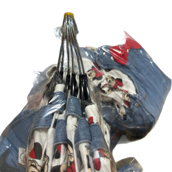 Dječji dvodijelni set: džins suknja s naramenicama za djevojčice, dugi rukavi, 90% poliester