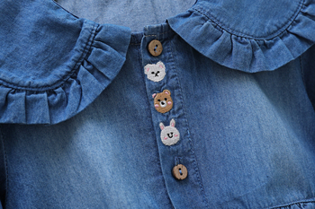 Dječja haljina princeza od pamuka 95% - za dob 3–8 godina - proljeće i jesen - meka obrada