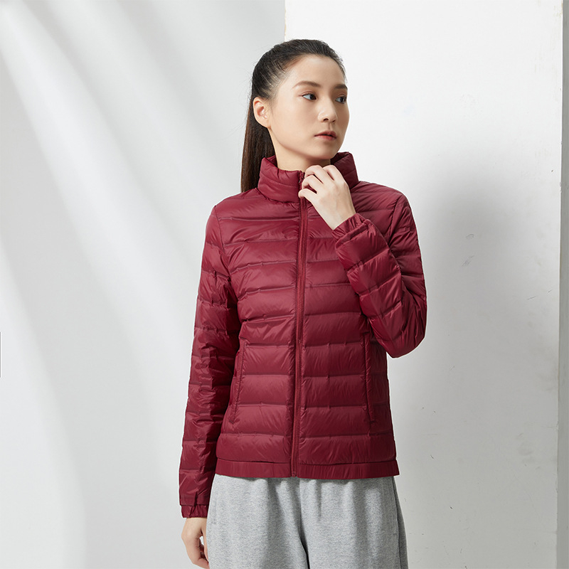 Unisex jakna s kačjim perjem, dvostruki dizajn, stojeći ovratnik, zatvarač