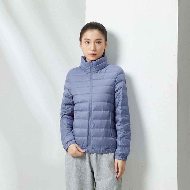 Unisex jakna s kačjim perjem, dvostruki dizajn, stojeći ovratnik, zatvarač