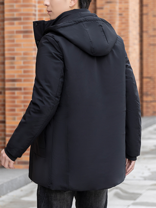 Μπουφάν με αποσπώμενο εσωτερικό επένδυση, γέμισμα από πάπιες πούπουλα 90%, μεσαίου μήκους, ανθεκτικό στον άνεμο και στο κρύο (-20 έως -5 °C)