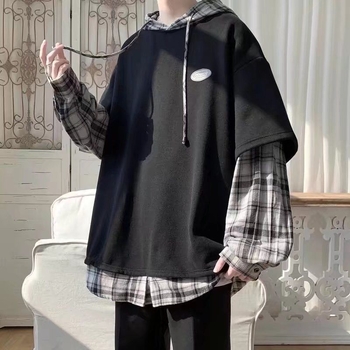 Muški dukserica s kapuljačom i zatvaračem, opuštenog kroja, streetwear za proljeće i jesen
