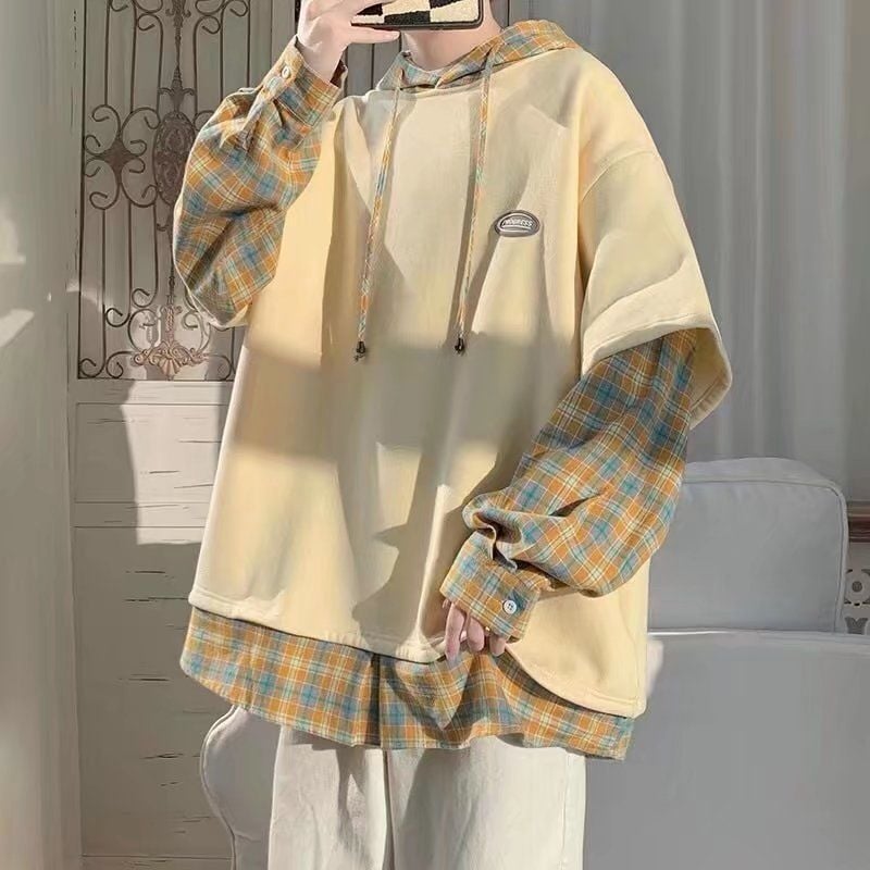 Muški dukserica s kapuljačom i zatvaračem, opuštenog kroja, streetwear za proljeće i jesen