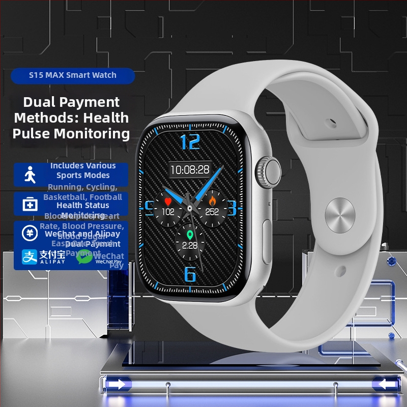 S10 pametni sat s Bluetoothom i NFC-om, praćenje otkucaja srca i krvnog tlaka, praćenje sna i brojanje koraka