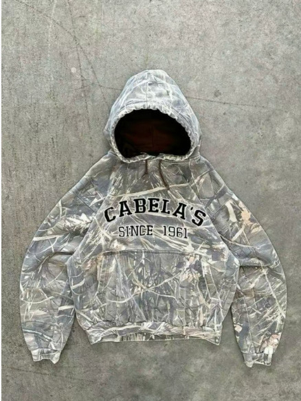 Muški hoodie s kapuljom, 3D ispisane džepove, 96% poliester s slojem zraka, širok kroj, okrugli izrez