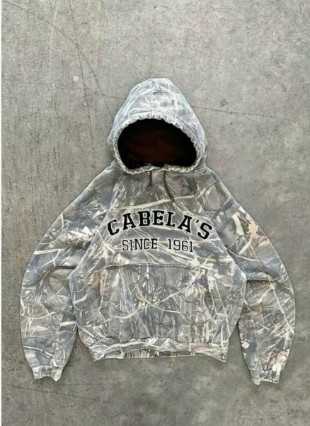 Muški hoodie s kapuljom, 3D ispisane džepove, 96% poliester s slojem zraka, širok kroj, okrugli izrez