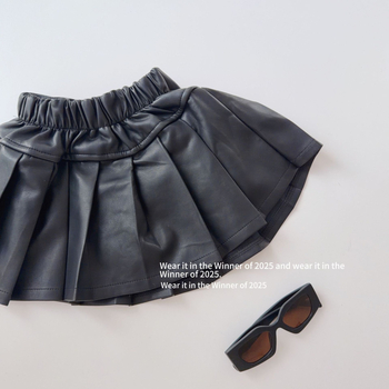 Meitenēm ziemas džinsa plisētā svārka — Korejas versija; ārējais audums ar enzīmu mazgāšanu (60% kokvilna); iekšējā odere no kokvilnas; vecuma grupa 3–8 gadi