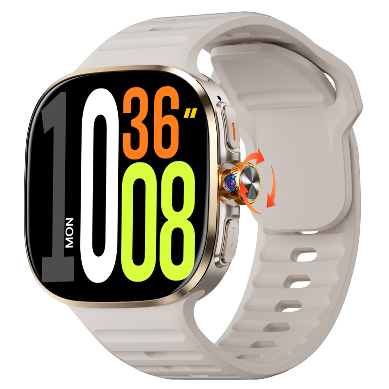 Ceas inteligent cu suport pentru cartelă 5G, versiune globală, ecran AMOLED rotund, sistem dual, monitorizare a sănătății