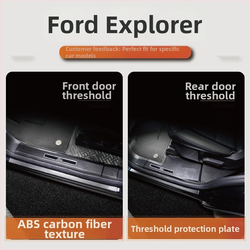 Лента за защита на праговете на вратите с антиплъзгаща подложка и стъпало за посрещане за Sharp Boundary, Sharp Realm и Explorer — марка Yishu; Материал: пластмаса; Артикул: pl815116891284