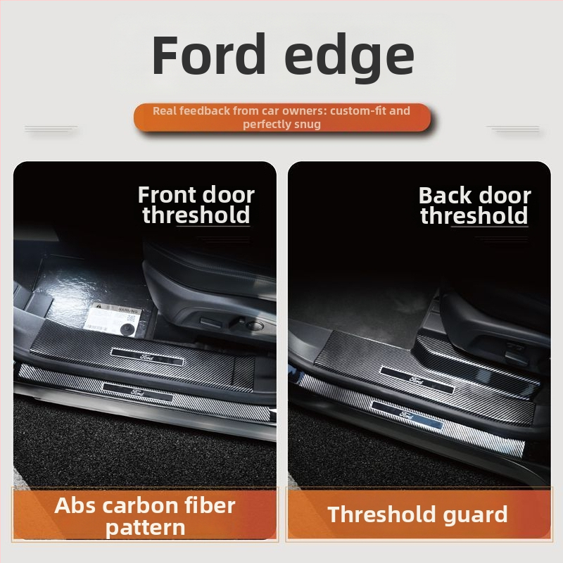 Durvju sliekšņa aizsarglīnija ar pretslīdēšanas palikumu un sagaidīšanas pedālu Sharp Boundary, Sharp Realm un Explorer modeļiem — Zīmols Yishu; Materiāls: Plastmasa; Produkta numurs: pl815116891284