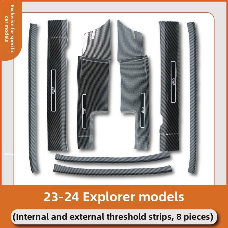 Лента за защита на праговете на вратите с антиплъзгаща подложка и стъпало за посрещане за Sharp Boundary, Sharp Realm и Explorer — марка Yishu; Материал: пластмаса; Артикул: pl815116891284