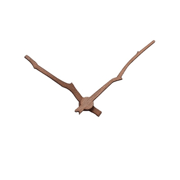 Komplet kazaljki od drva za DIY satove — bez mehanizma; mogućnost tiska logotipa; drveno kućište; moderan jednostavan stil