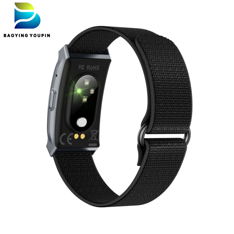 Brățară inteligentă fără ecran, monitorizare dinamică a ritmului cardiac și a temperaturii corpului, monitorizare somn, rezistență la apă 30 m, autonomie baterie 21 de zile