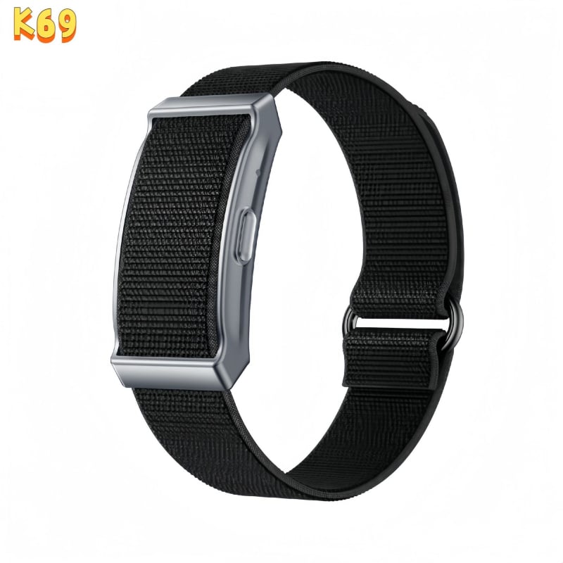 Brățară inteligentă fără ecran, monitorizare dinamică a ritmului cardiac și a temperaturii corpului, monitorizare somn, rezistență la apă 30 m, autonomie baterie 21 de zile