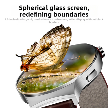 Patriot V8 smartwatch pentru bărbați – cadran rotund, apel Bluetooth, NFC, încărcare USB, rezistență la apă zilnică