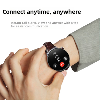 Patriot V8 smartwatch pentru bărbați – cadran rotund, apel Bluetooth, NFC, încărcare USB, rezistență la apă zilnică