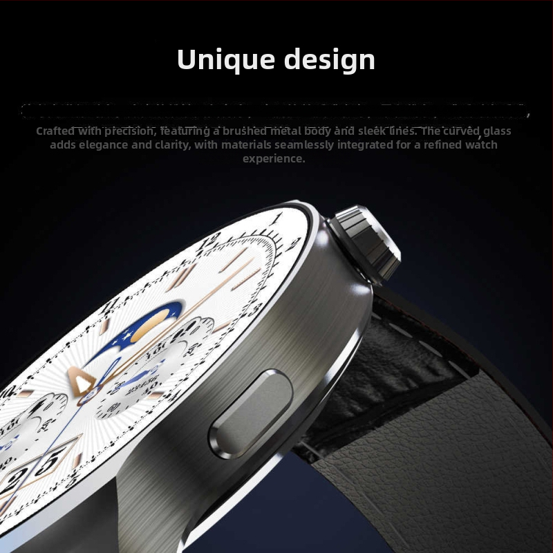 Patriot V8 smartwatch pentru bărbați – cadran rotund, apel Bluetooth, NFC, încărcare USB, rezistență la apă zilnică