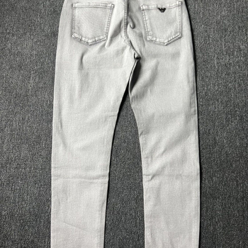 Blugi bărbați cu design triunghi, croială slim straight casual (talie dublă; fermoar cu bandă; catifea texturată; țesătură poliester; patru sezoane)