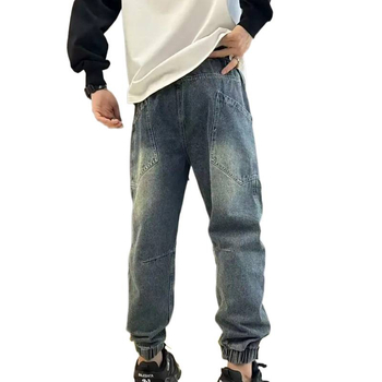 Muške traperice, ravnog kroja, udoban kroj, pamuk, mikroelastičnost, flis podstava