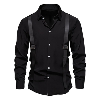Cămașă bărbați, stil japonez retro, gulă cu stand, mâneci scurte, culoare solidă, 96% din in, croială lejeră