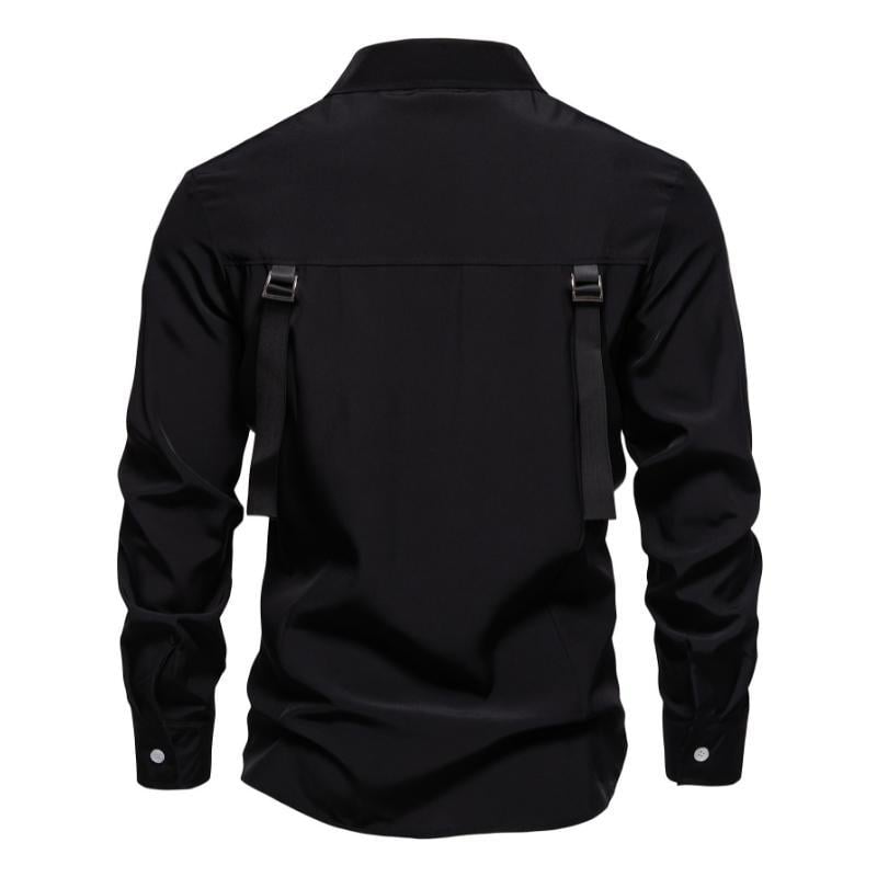 Cămașă bărbați, stil japonez retro, gulă cu stand, mâneci scurte, culoare solidă, 96% din in, croială lejeră