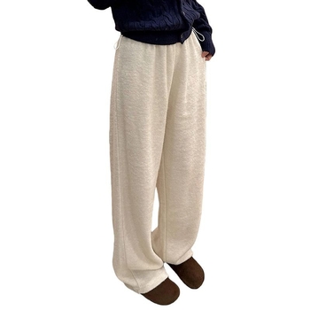 Nėščiųjų žieminės plačios kelnės, šiltos, aukštas juosmuo, medvilnės-poliesterio mišinys 95%+, tankus audinys