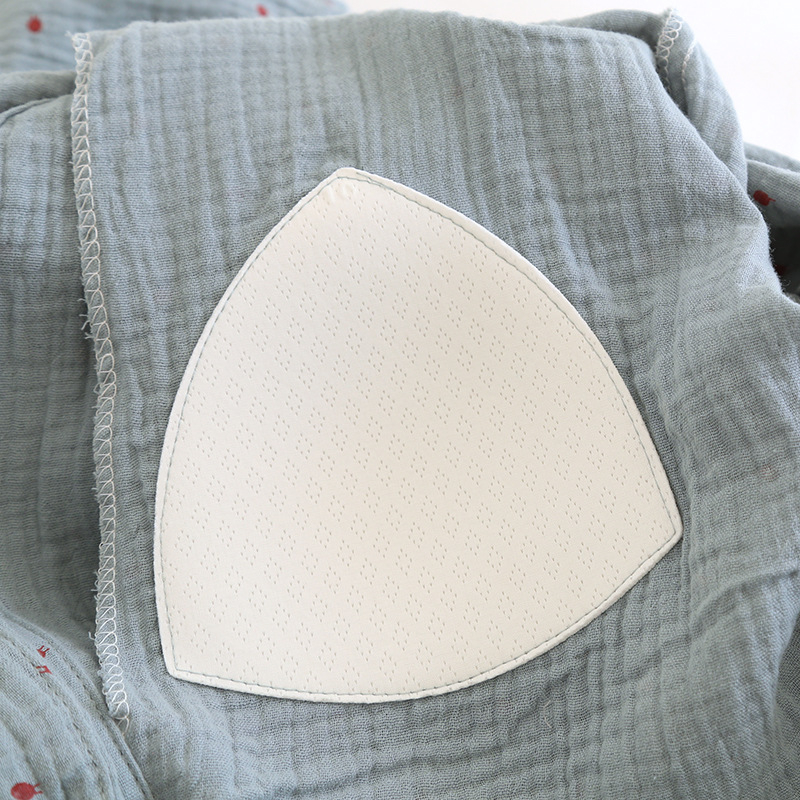 Japonų stiliaus minimalistinis nėštumo slaugos komplektas, medvilnė, ilgomis rankovėmis, kelnės, vidutinio svorio audinys