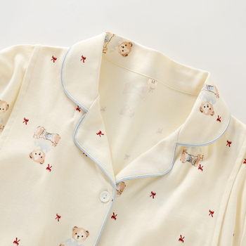 Motinystės komplektas maitinti: kardiganas su ilgomis rankovėmis, 100% medvilnė, kelnės, paprastas kasdieninis stilius