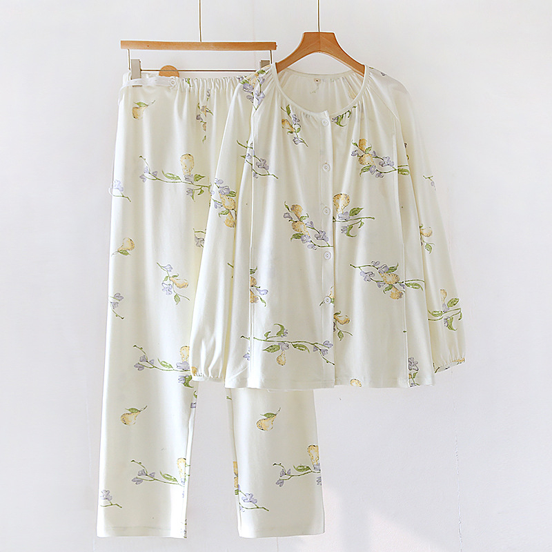 Nėštumo ir žindymo kardiganas – 100% medvilnė, ilgos rankovės, namų drabužiai po gimdymo, tinkamas pavasariui ir rudeniui