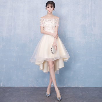 Вечерна рокля с А-линия и висока талия, ръкави 3/4, средна дължина на полата — Пролет 2025