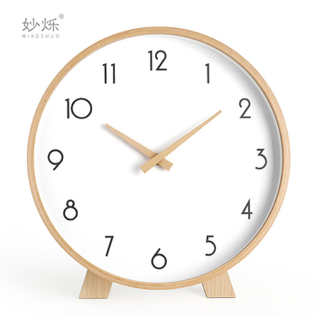 Стенно часовник – дървесен мотив, висящ монтаж със база и стойка