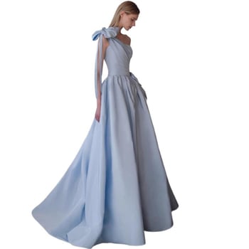 Večernja haljina, A-linijski kroj, visok struk, bez rukava, duga haljina, tkanina 30-50%